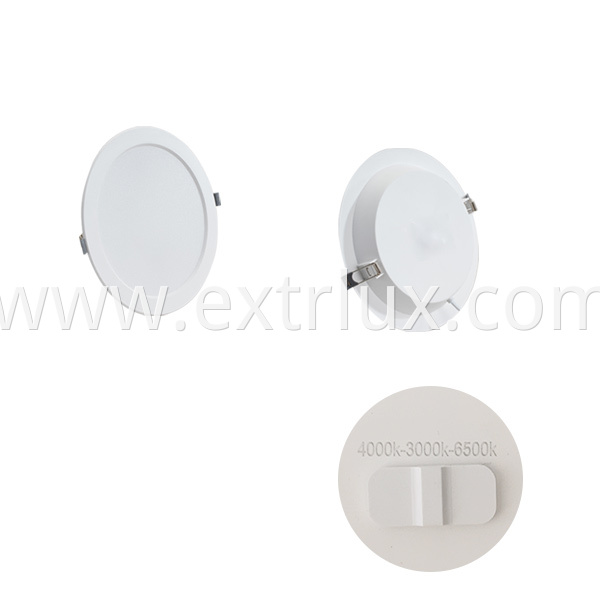 led Plastic dial downlight 6W 3CCT